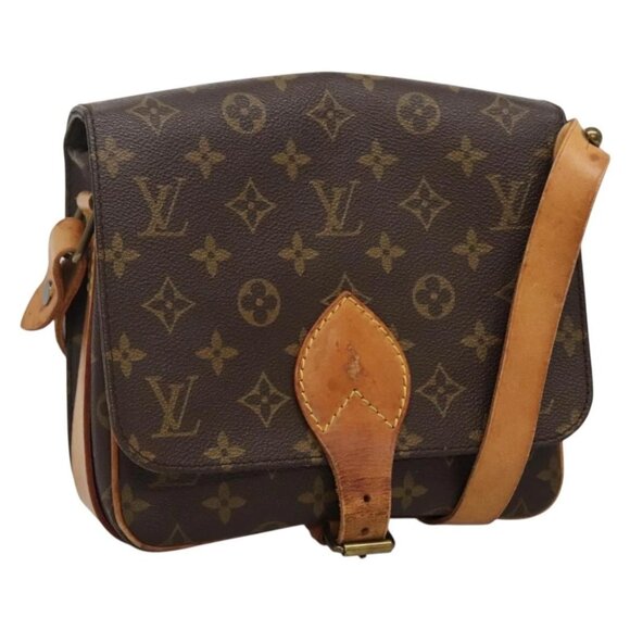 LOUIS VUITTON Monogram Cartesier MM Shoulder Bag M51253 LV Auth 132596 - Picture 2 of 16